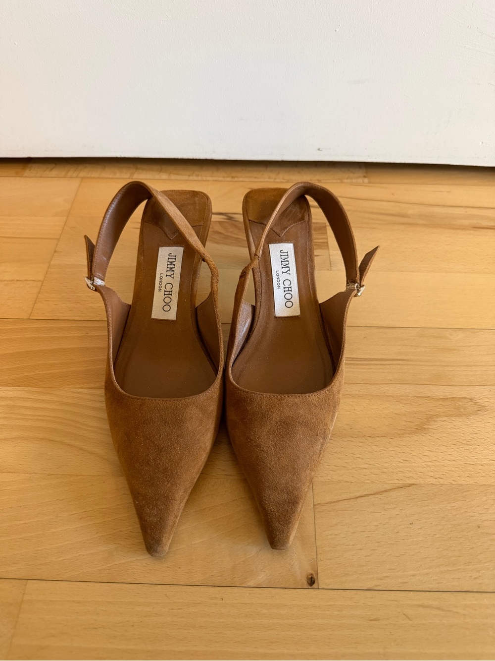 Jimmy Choo Women’s Choo 50mm Amel Suede Pumps - Picture 3 of 6